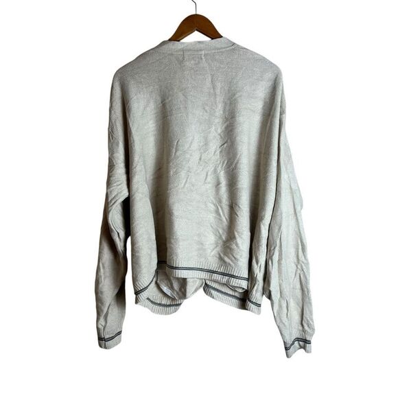 Arnold Palmer Biege gold cardigan. Size large - Picture 7 of 9